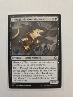 Thought-Stalker Warlock - Bloomburrow - LP - MTG Magic - Uncommon - Creature - Image 1