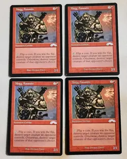 4 Mogg Assassin Exodus Regular NM Near Mint MTG - Image 1