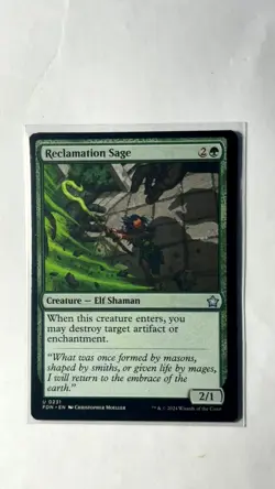 Playset (4x) Reclamation Sage -MTG- Foundations - Image 1