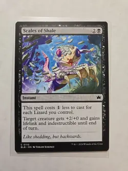 Scales of Shale - Bloomburrow - LP - MTG Magic - Common - Instant - Image 1