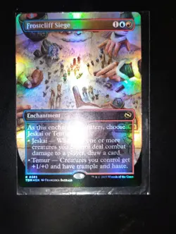 Frostcliff Siege - Borderless FOIL - MtG Tarkir Dragonstorm - NM - Image 1