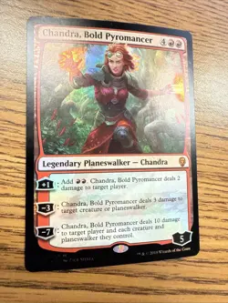 Chandra, Bold Pyromancer #275 (Foil) (LP) Dominaria DOM Magic MTG - Image 1