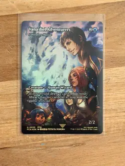 Vana'diel Adventurers - Final Fantasy MTG Magic Uncommon Full Art Foil FFXI 0030 - Image 1