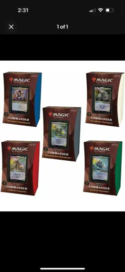 Strixhaven Commander Set 5 Decks Factory Sealed Case Box Magic the Gathering MTG - Image 1