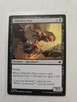 Glidedive Duo - Bloomburrow - LP - MTG Magic - Common - Creature - Image 1