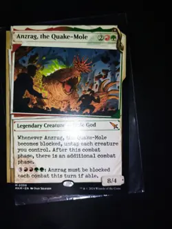 Anzrag, the Quake-Mole, Showcase Edition, Murders at Karlov Manor NM MTG Card - Image 1