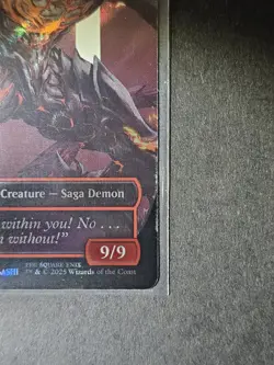 MTG Final Fantasy Clive, Ifrit's Dominant Borderless Surge Foil M 530 Print Dmg - Image 3