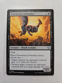 Downwind Ambusher - Bloomburrow - LP - MTG Magic - Uncommon - Creature - Image 1