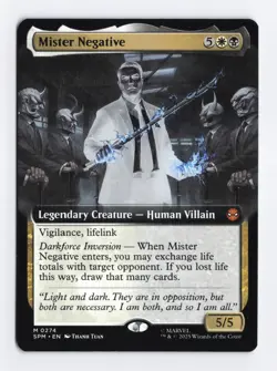 Mister Negative Extended Art #274 Mythic SPM Marvel's Spider-Man MTG PACK FRESH - Image 1