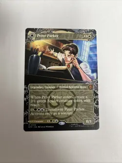 Peter Parker Borderless (0208) Nonfoil Spider Man MTG - Image 1