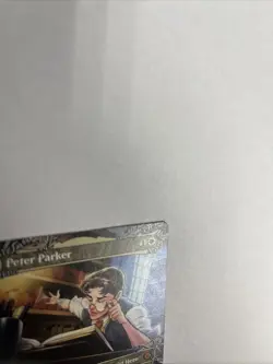 Peter Parker Borderless (0208) Nonfoil Spider Man MTG - Image 3