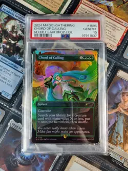 PSA 10 GEM MT! | MTG Magic the Gathering Secret Miku Foil Chord | with Goodies! - Image 1