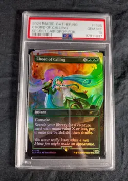 PSA 10 GEM MT! | MTG Magic the Gathering Secret Miku Foil Chord | with Goodies! - Image 2