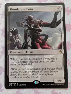 Desolation Twin Battle for Zendikar MTG - Image 1