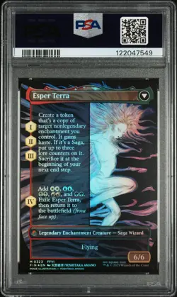 PSA 10 Magic the Gathering MTG Terra Magical Adept Artist Foil Final Fantasy - Image 2