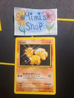 Vulpix 68/102 - German Base Set Pokemon Card - Image 2