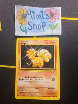 Vulpix 68/102 - German Base Set Pokemon Card - Image 3