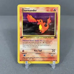 Charmander 50/82 1ST EDITION Team Rocket Vintage Pokemon TCG NM - Image 1
