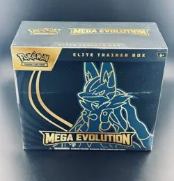 Pokemon TCG Mega Evolution LUCARIO ELITE TRAINER BOX ETB NEW FACTORY SEALED - Image 1