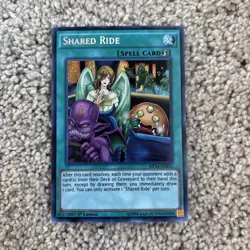 SHARED RIDE SECRET RARE MP14-EN231 FR231 NEAR MINT YUGIOH - Image 1