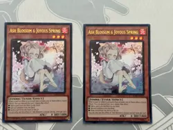 Yugioh 2X Ash Blossom & Joyous Spring RA04-EN025 Ultra Rare 1st Ed. NM - Image 1