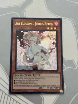 Yugioh 2X Ash Blossom & Joyous Spring RA04-EN025 Ultra Rare 1st Ed. NM - Image 3