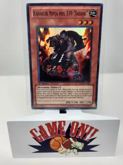 YuGiOh Karakuri Ninja MDL 339 "Sazank" STBL-EN022 Super Rare 1st Edition NM - Image 1