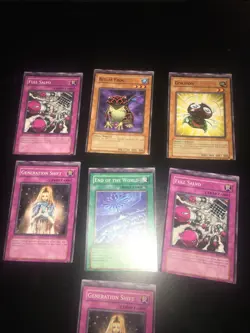 Lot Of 7 Yugioh Cards ( Error Miss Cut ) - Image 2
