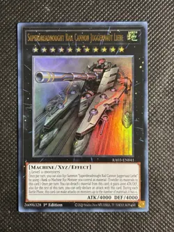 YuGiOh! - Superdreadnought Rail Cannon Juggernaut Liebe RA03-EN041 Ultra Rare NM - Image 1