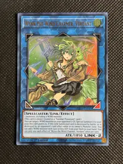 YuGiOh! - Wynn the Wind Charmer, Verdant RA03-EN045 Ultra Rare 1st Edition NM - Image 1