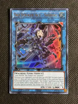 YuGiOh! - Sky Striker Ace - Shizuku RA03-EN043 Ultra Rare 1st Edition Near Mint - Image 1