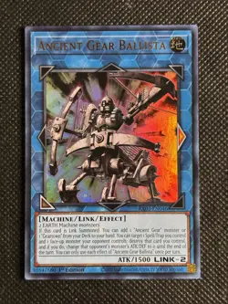 YuGiOh! - Ancient Gear Ballista RA03-EN046 Ultra Rare 1st Edition Near Mint - Image 1