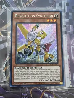 Yugioh Revolution Synchron MP24-EN090 Secret Rare Misprint 1st Ed. Nm - Image 1