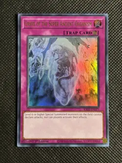 YuGiOh! Grave of the Super Ancient Organism RA03-EN077 Ultra Rare 1st Edition NM - Image 1