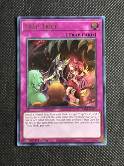 YuGiOh! - Trap Trick RA03-EN078 Ultra Rare 1st Edition Near Mint - Image 1