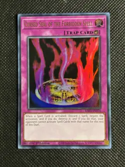 YuGiOh! Cursed Seal of the Forbidden Spell RA03-EN076 Ultra Rare 1st Edition NM - Image 1