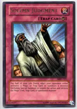Solemn Judgment - MRD-127 - Ultra Rare - Unlimited Edition NM Yugioh Metal Raide - Image 1