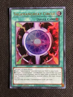 YuGiOh! - Salamangreat Circle RA03-EN066 Ultra Rare 1st Edition Near Mint - Image 1