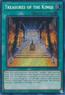 Treasures of the Kings - MZTM-EN006 - Secret Rare - 1st Edition NM Yugioh Maze o - Image 1