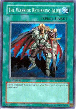 The Warrior Returning Alive - SD5-EN025 - Common - 1st Edition LP Yugioh Starter - Image 1