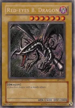 Red-Eyes B. Dragon - BPT-005 - Secret Rare - Limited Edition DMG Yugioh 2002 Col - Image 1