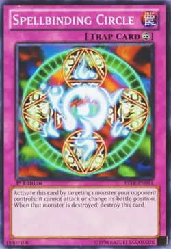 Spellbinding Circle - YSYR-EN041 - Common - 1st Edition NM Yugioh Starter Deck: - Image 1