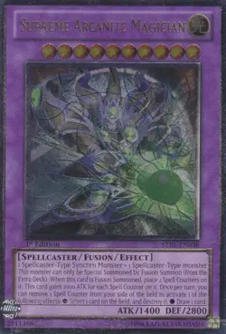 Supreme Arcanite Magician - STBL-EN038 - Ultimate Rare - 1st Edition NM Yugioh S - Image 1