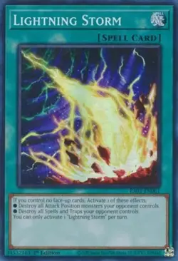 Lightning Storm - RA01-EN061 - Super Rare - 1st Edition NM Yugioh 25th Anniversa - Image 1
