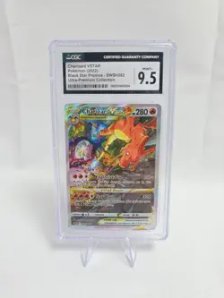 Pokemon Charizard VSTAR SWSH262 Full Art Black Star Promo Card UPC CGC 9.5 - Image 1