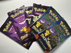 Pokemon Trick or Trade Booster Packs 22 23 24 Halloween Card Bundle 6x - Image 1