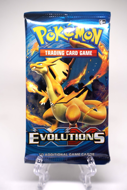 Pokemon TCG XY Evolutions Booster Pack Charizard Art Factory Sealed 10 Cards - Image 1