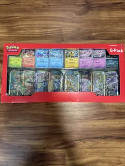 Pokemon TCG Prismatic Evolutions 8 Mini-Tins with Promo Cards, Costco - Image 1