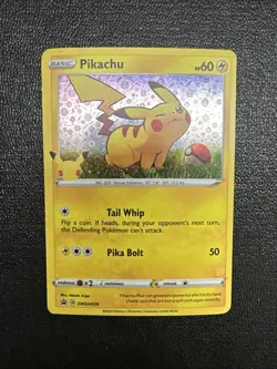 Pikachu SWSH039 General Mills Promo 2020 Holo Rare Holo Pokemon TCG Card NM - Image 1