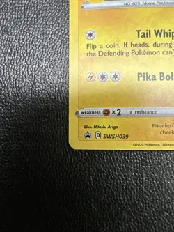 Pikachu SWSH039 General Mills Promo 2020 Holo Rare Holo Pokemon TCG Card NM - Image 2